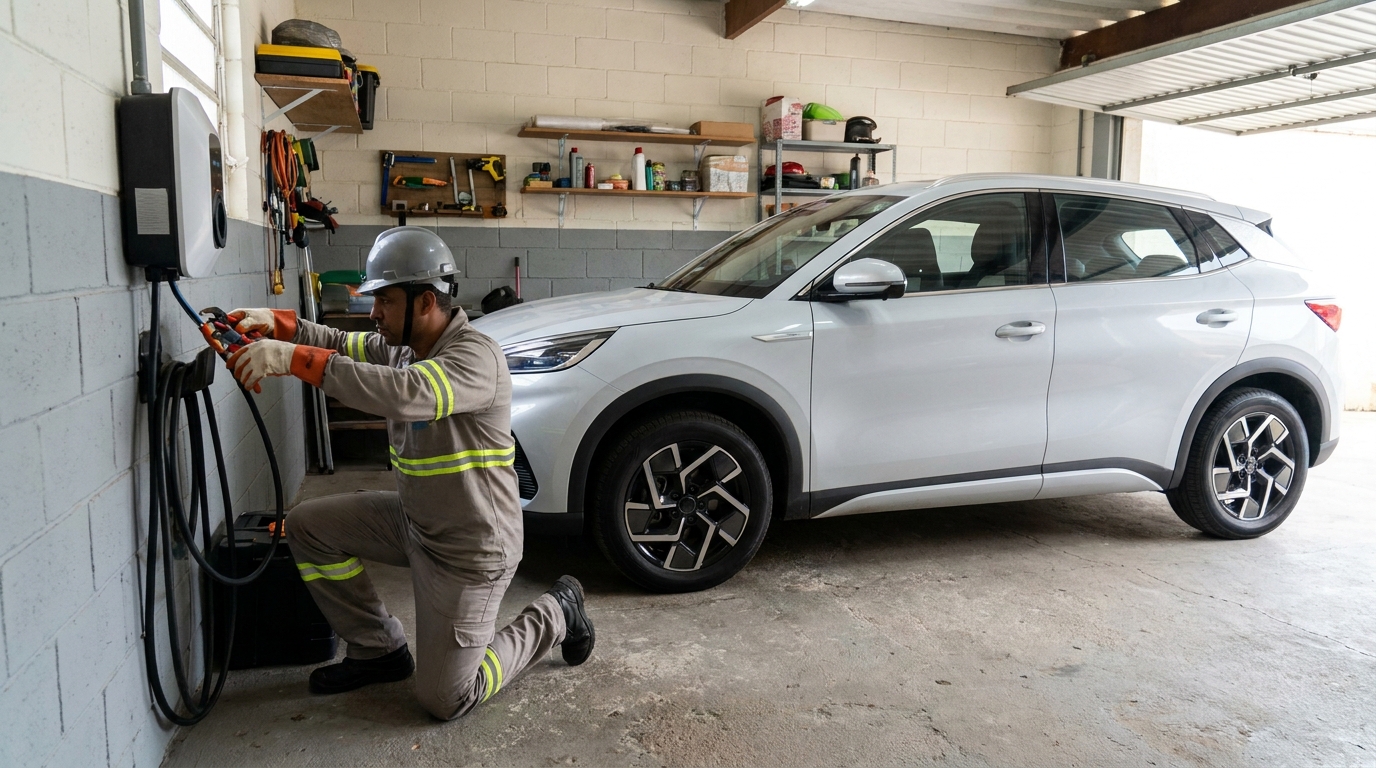 Instalação de Wallbox em Palhoça‑SC
